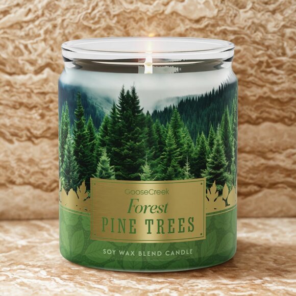 GOOSE CREEK Forest Pine Trees Candle NWT - Picture 3 of 4